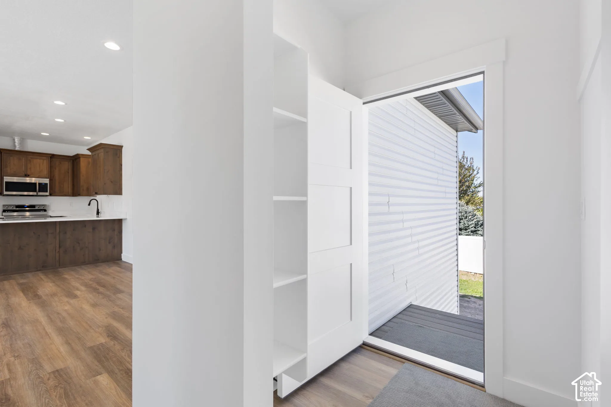 Main level walk out to exterior in convenient location.