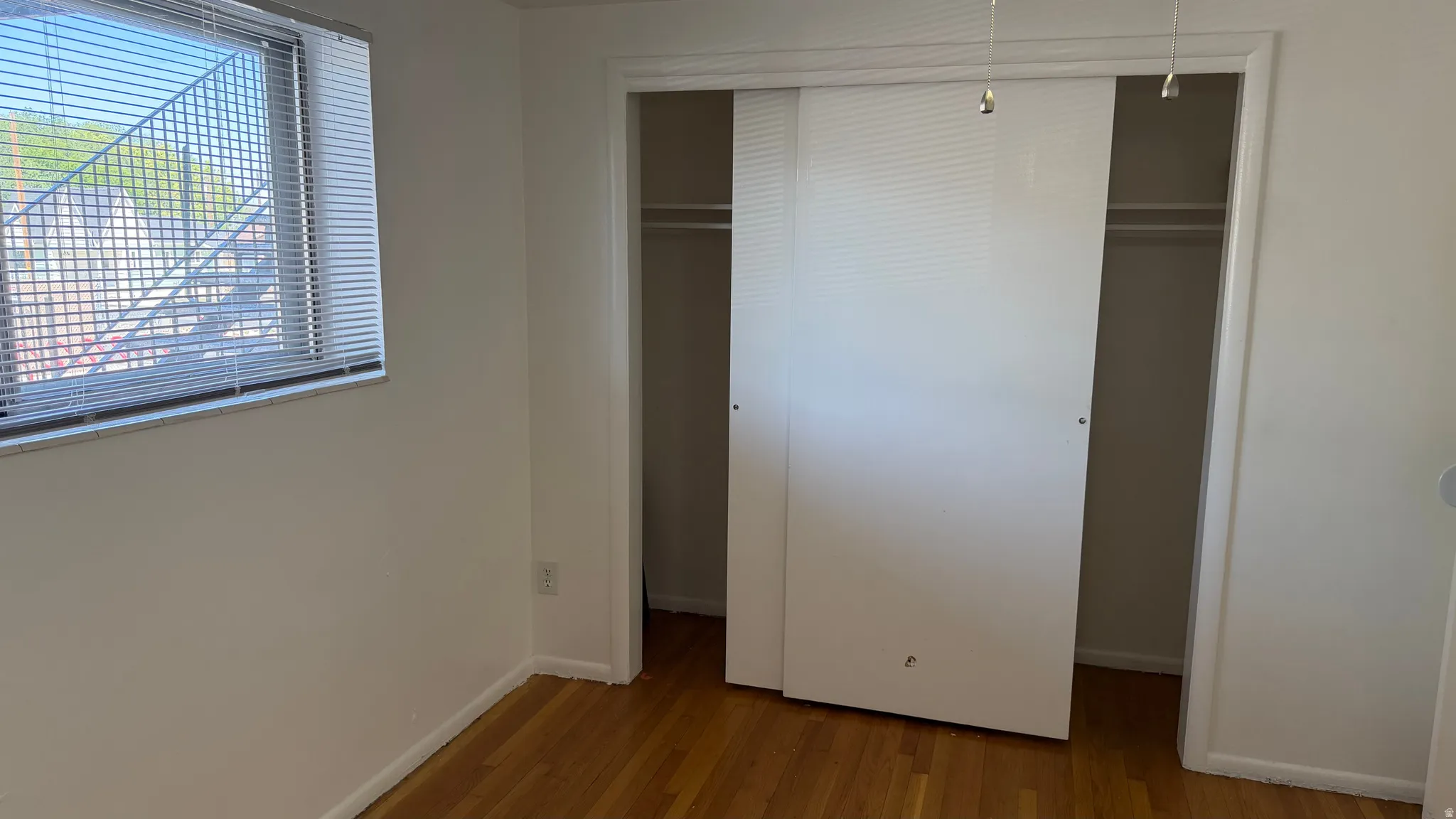 Both bedrooms have large closets