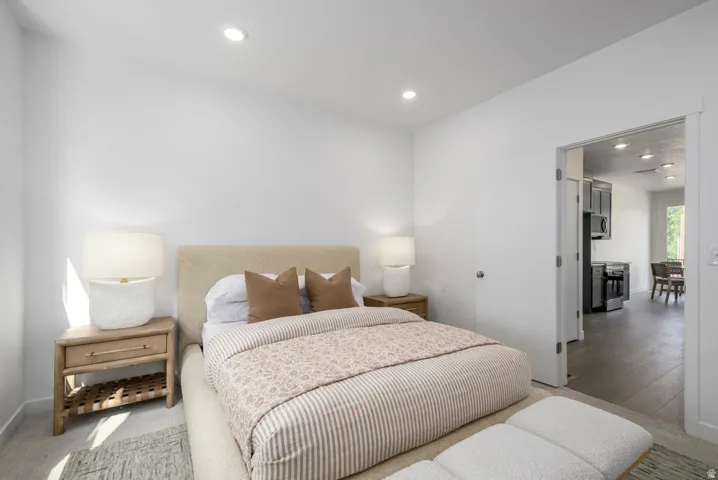 Spacious bedrooms offering comfort, ample storage, and a private escape from the city’s energy. *model home