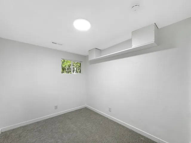 Empty room in detached ADU