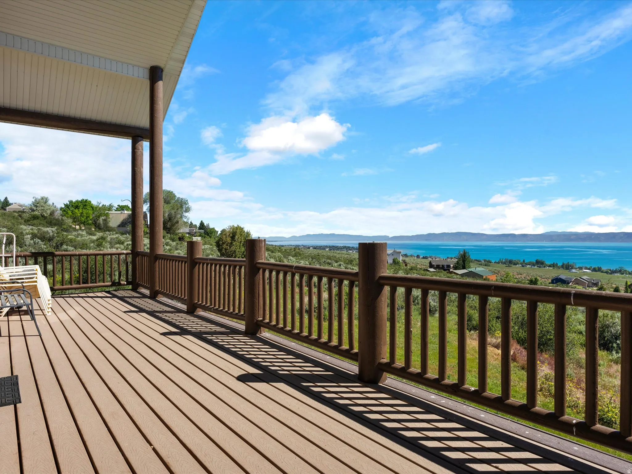 Deck with water view
