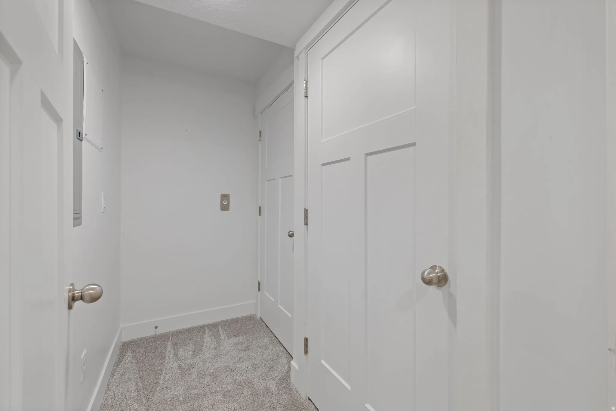 Elevator opens up to the basement