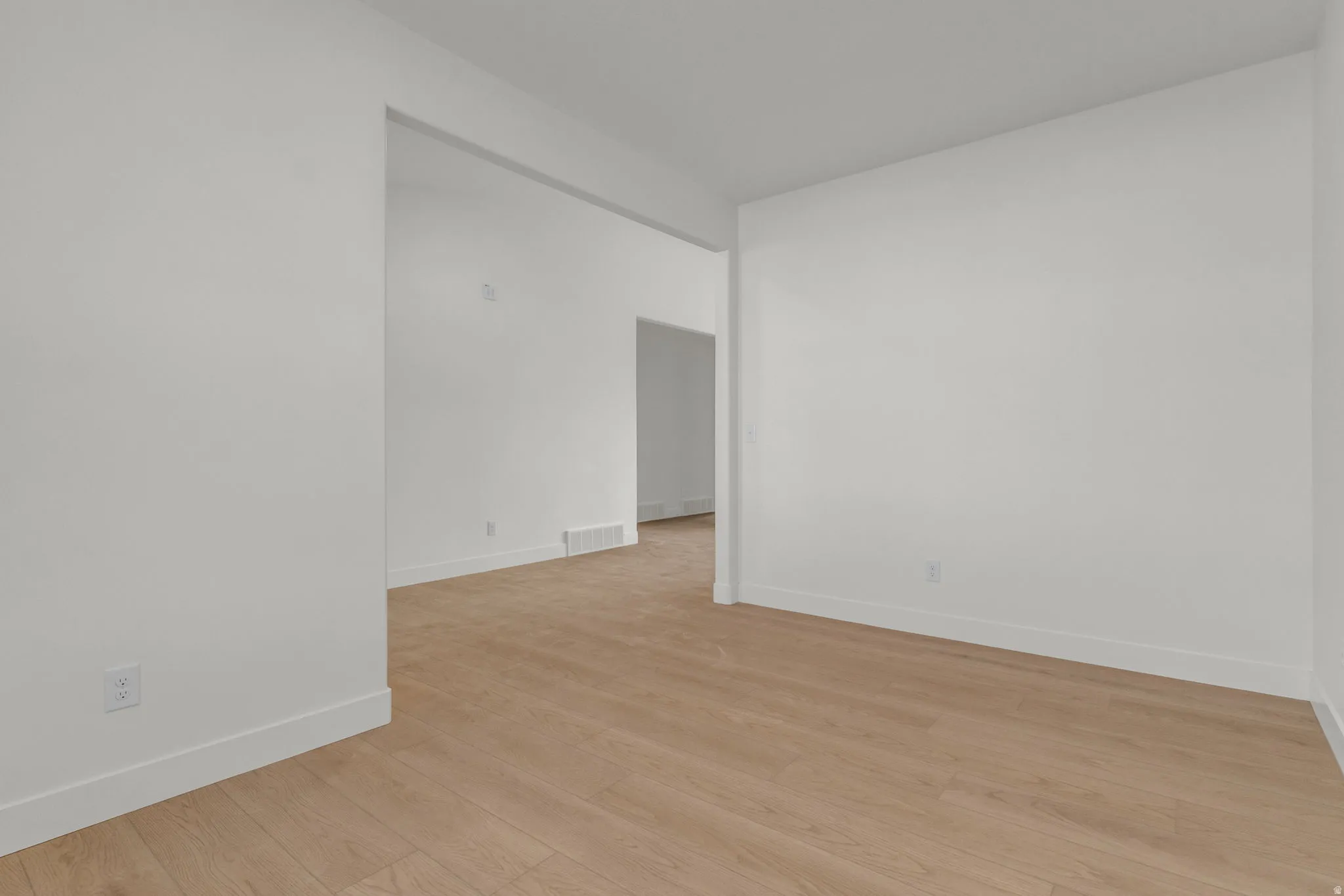 Entry viewed from living room.