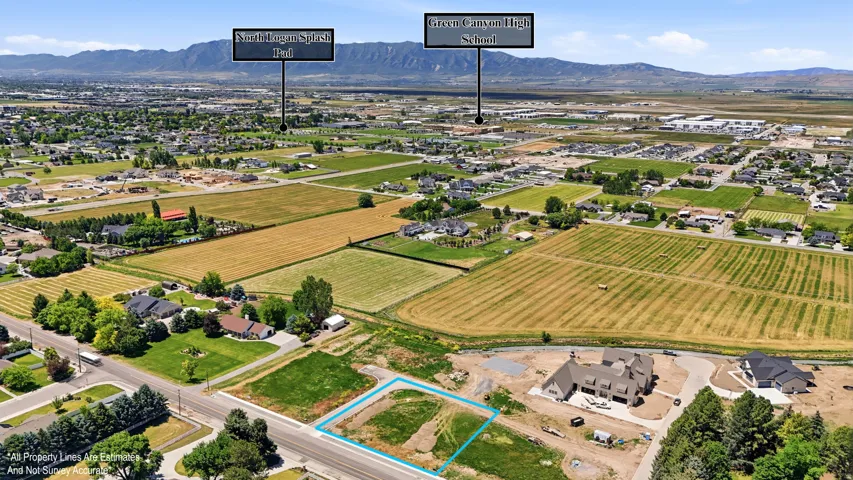 Expansive undeveloped lot featuring street frontage, a level building site, and surrounding agricultural land