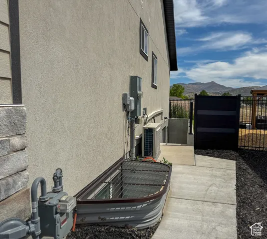 Separate ADU Entrance on West Side of Home