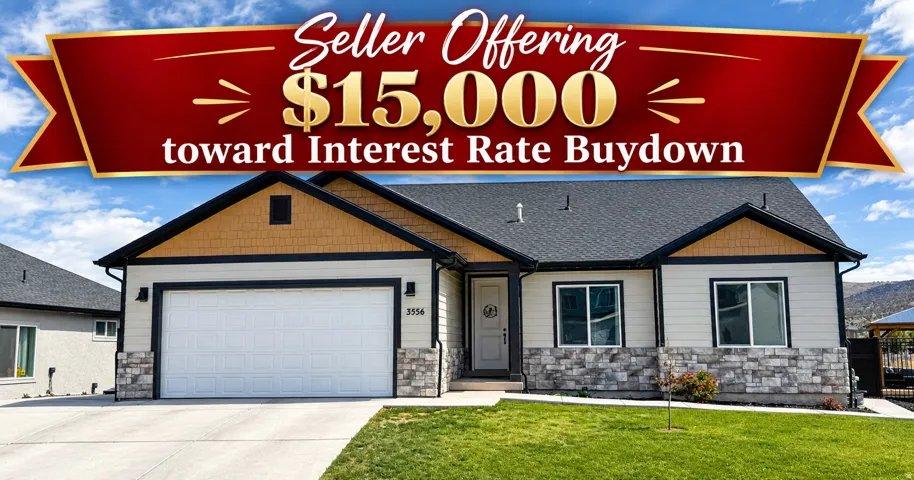 Promotional Advertisement. Highlighting a seller incentive for the property