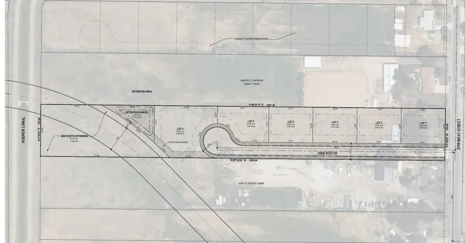 R2 ZONING LAYOUT WITH 6 HOME SITES