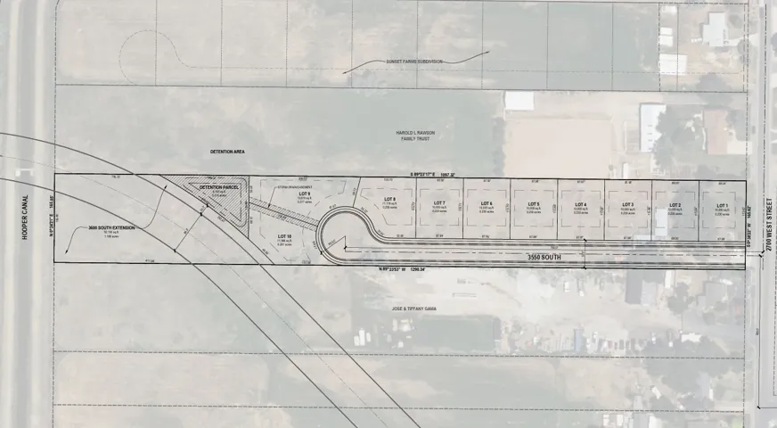 R2.5 ZONING LAYOUT WITH 10 HOME SITES