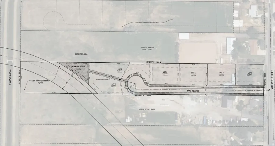 R2 ZONING LAYOUT WITH 6 HOME SITES