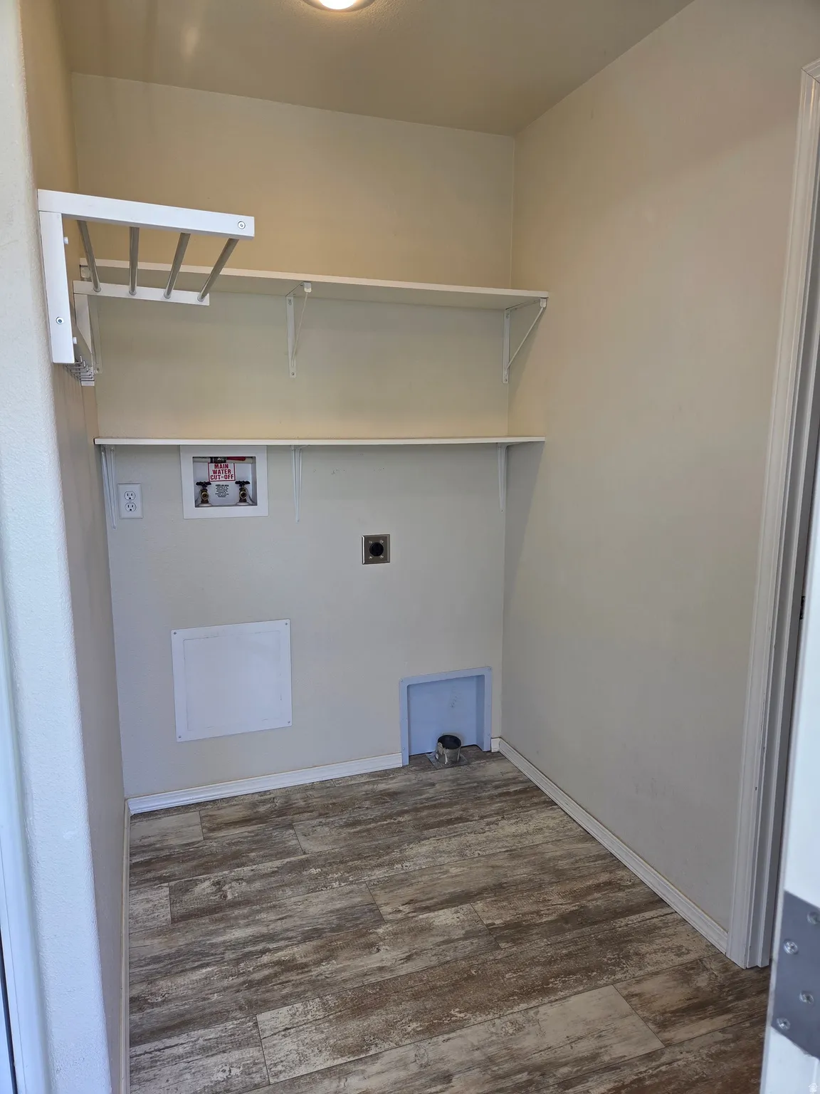 Dedicated laundry area
