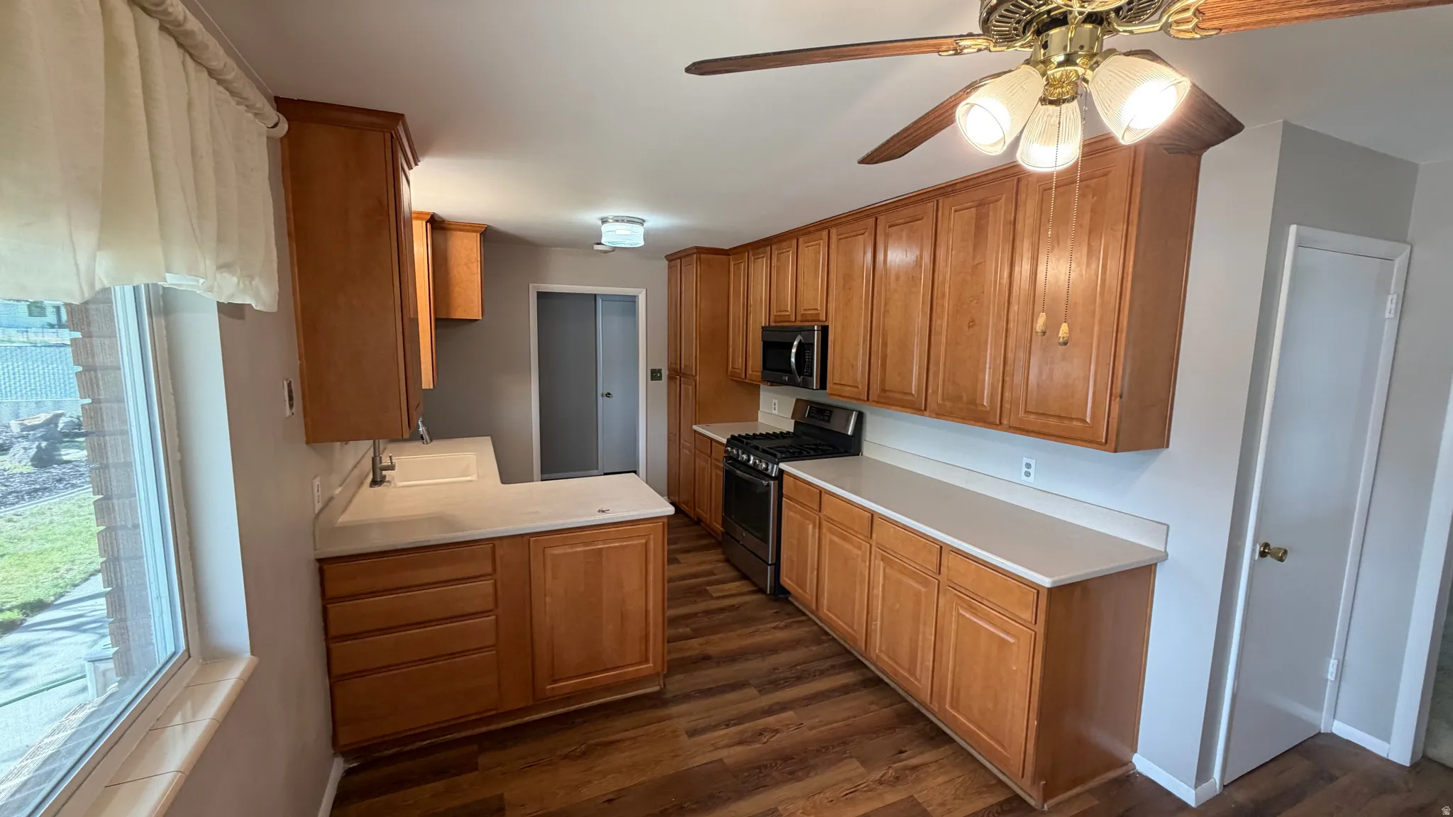 Kitchen featuring updated LVP flooring