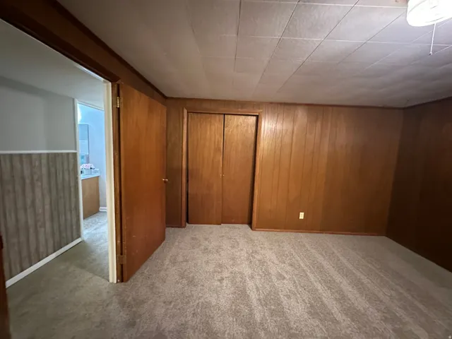 Family Room View 3 including closet