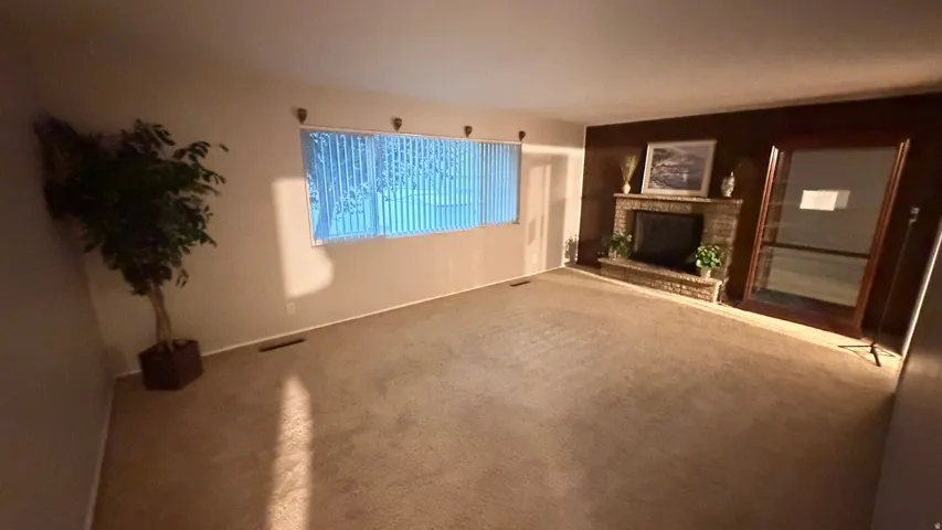 Living Room View 2 - With wood burning fireplace