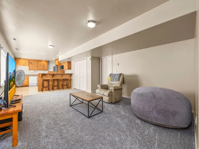 Family room in accessory apartment