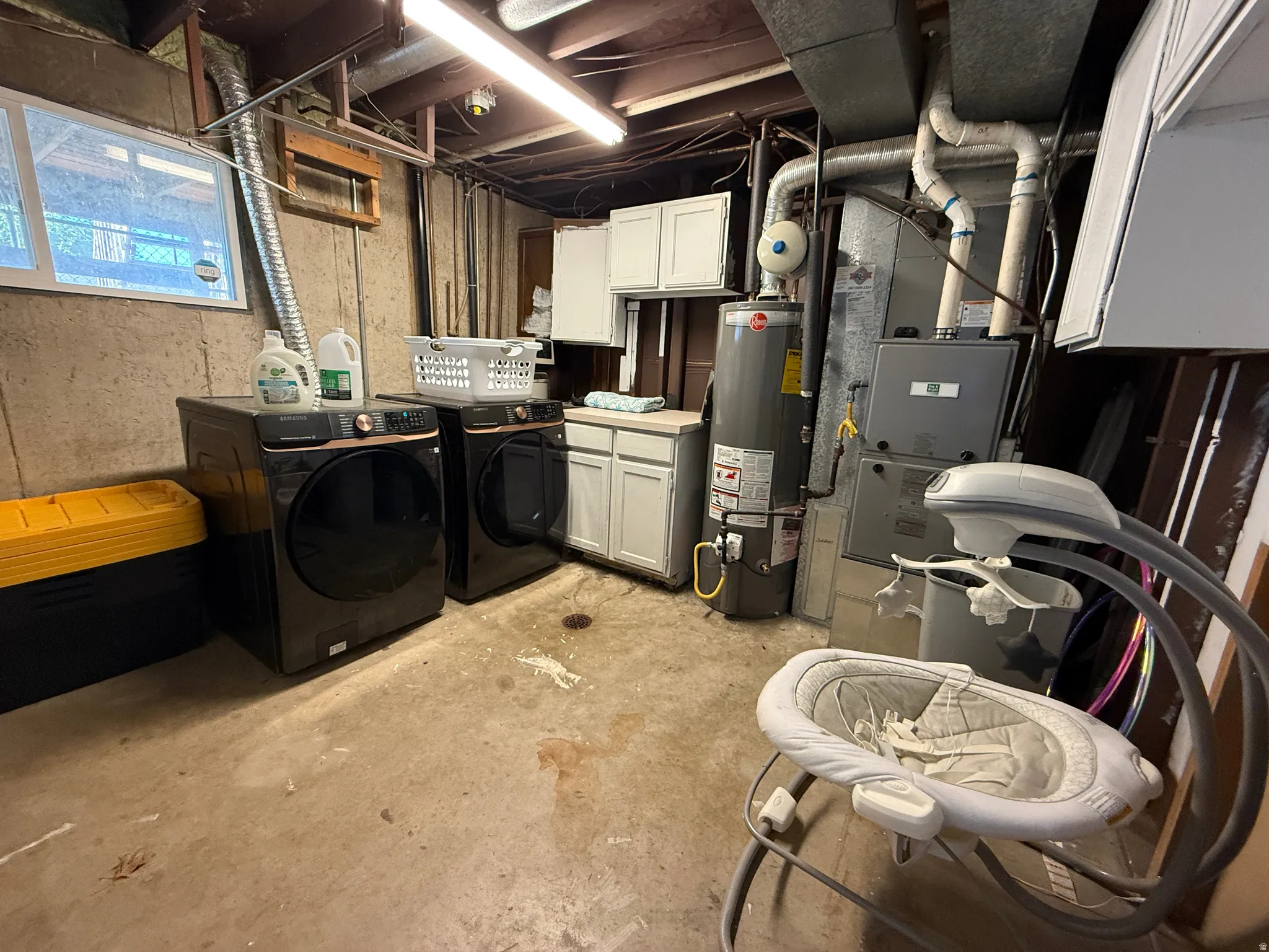 Laundry and utility room with exterior access