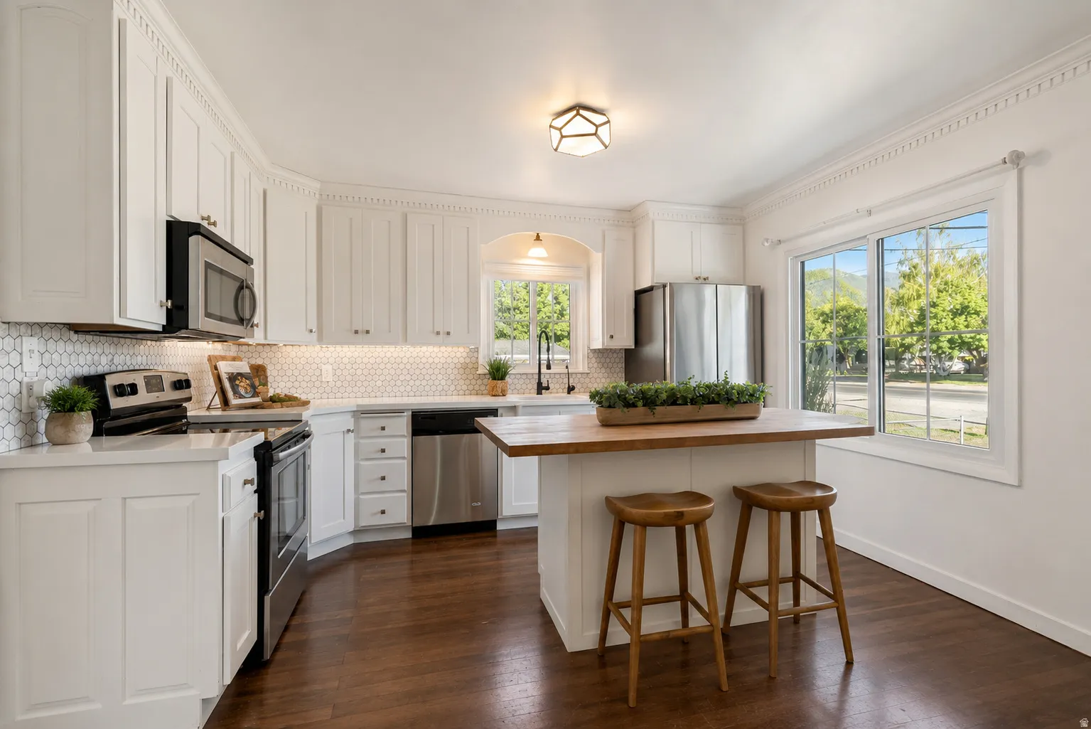 VIRTUALLY STAGED to show possibilities