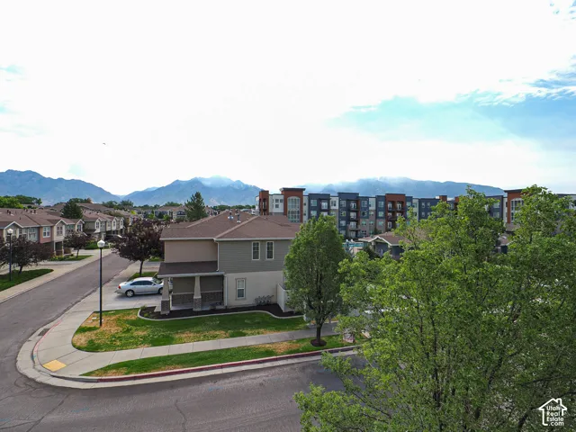 Two-story property with a corner lot position