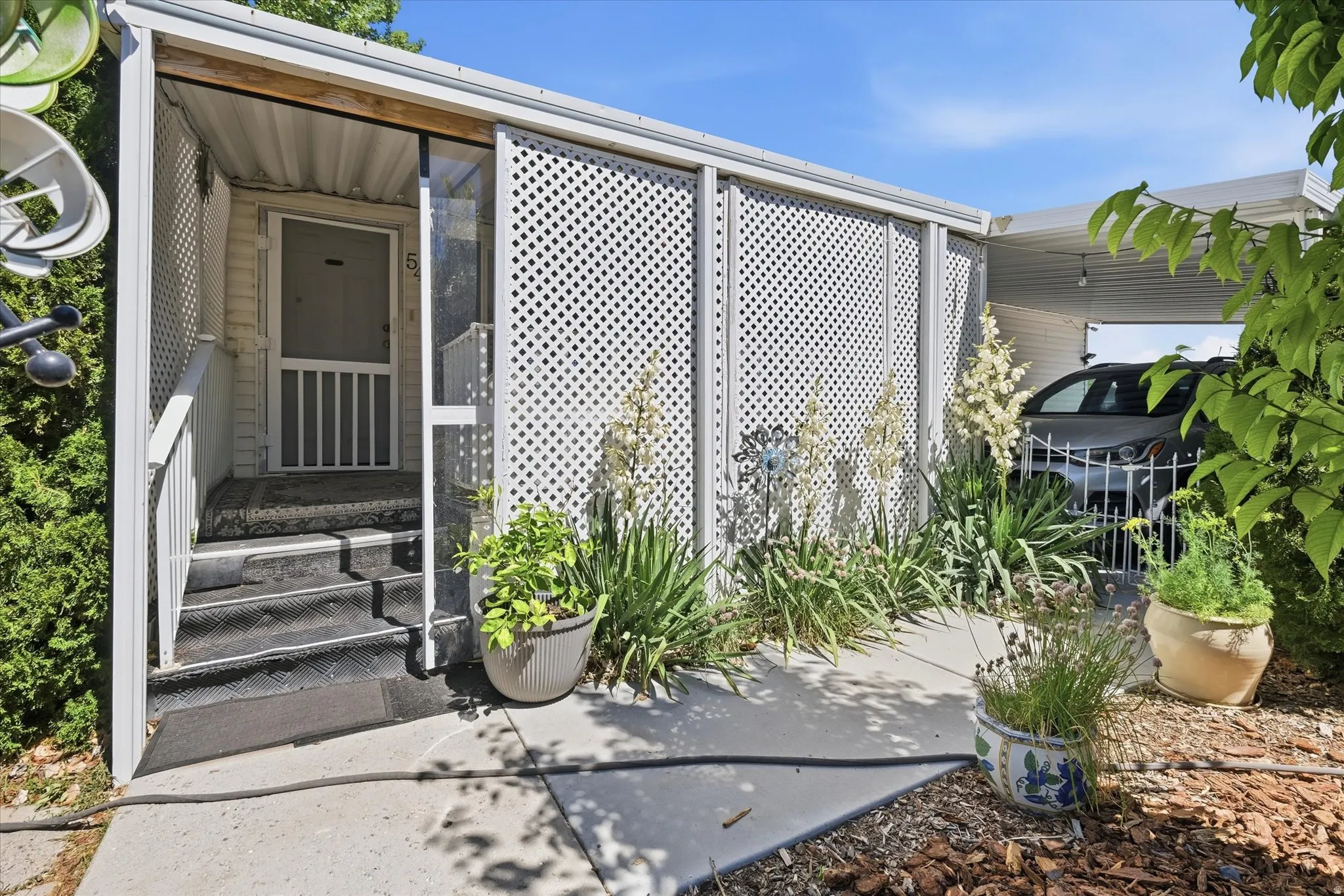 Exterior entry