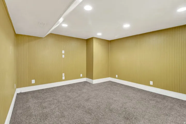 Basement bedroom