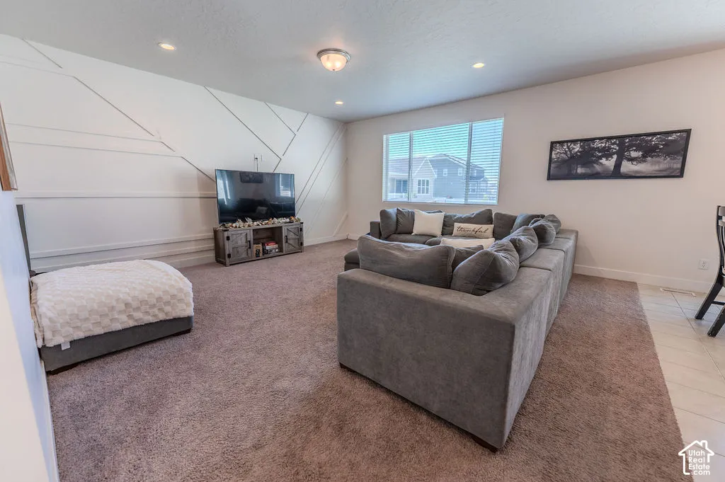 Great Room or Family room featuring STUNNING PANELED WALLS!