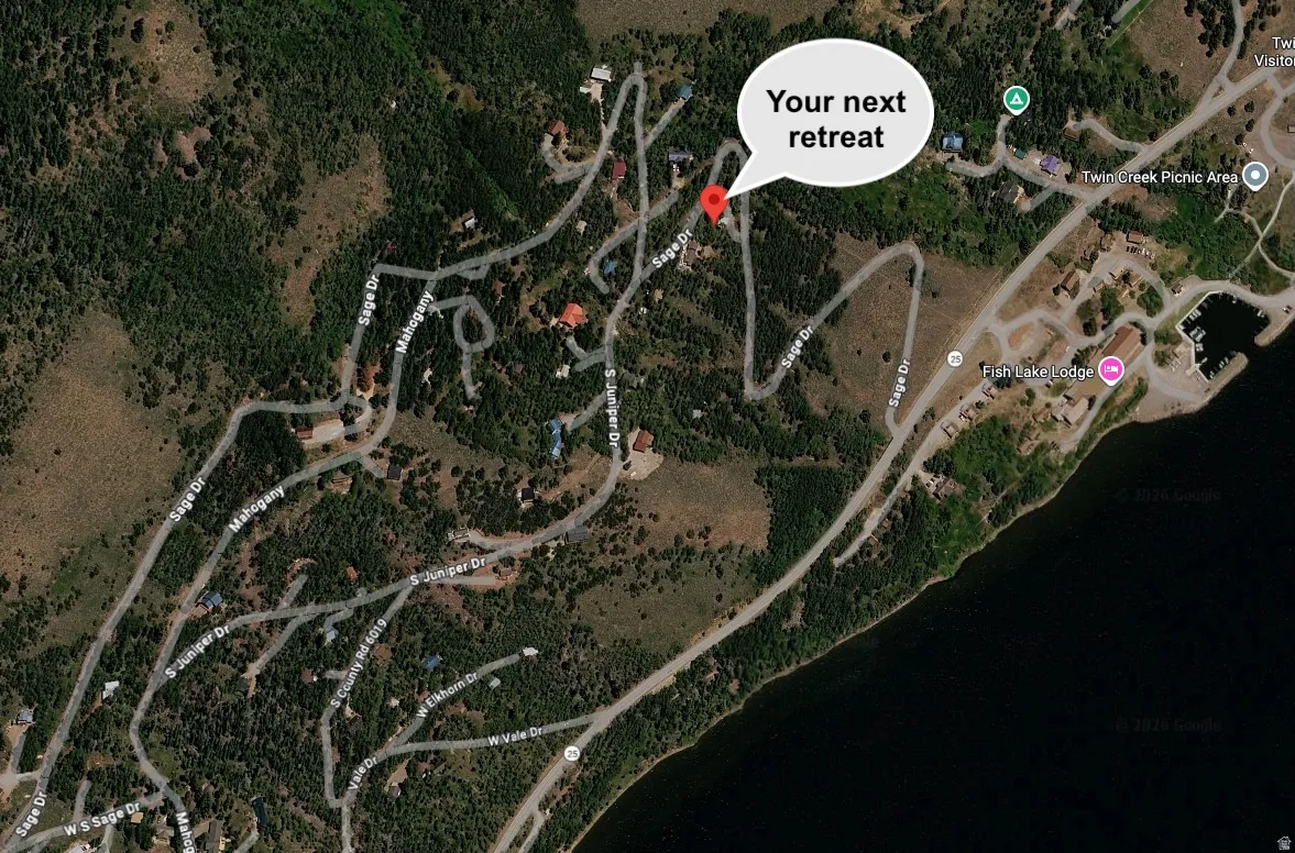 Geographic Map. Illustrating the property's location and surrounding roads