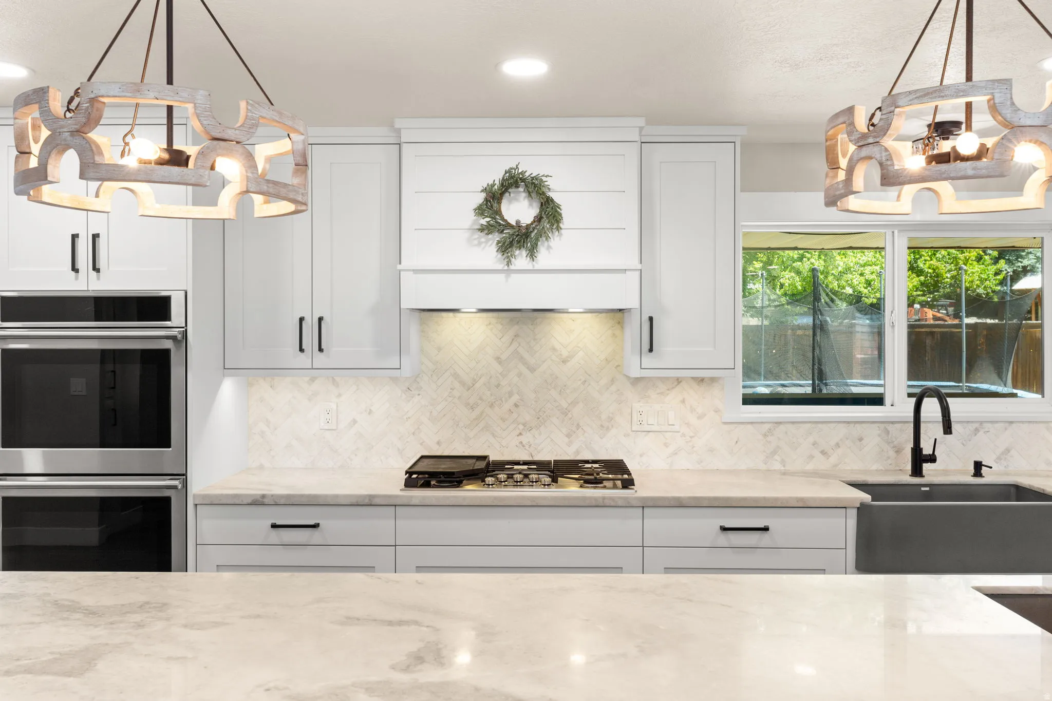 Stainless Steel Appliances; Gas Range; Drawer Built In Microwave; Custom Cabinets!  Double Oven!