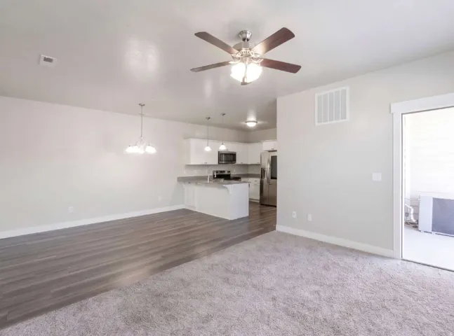 Open-concept living space