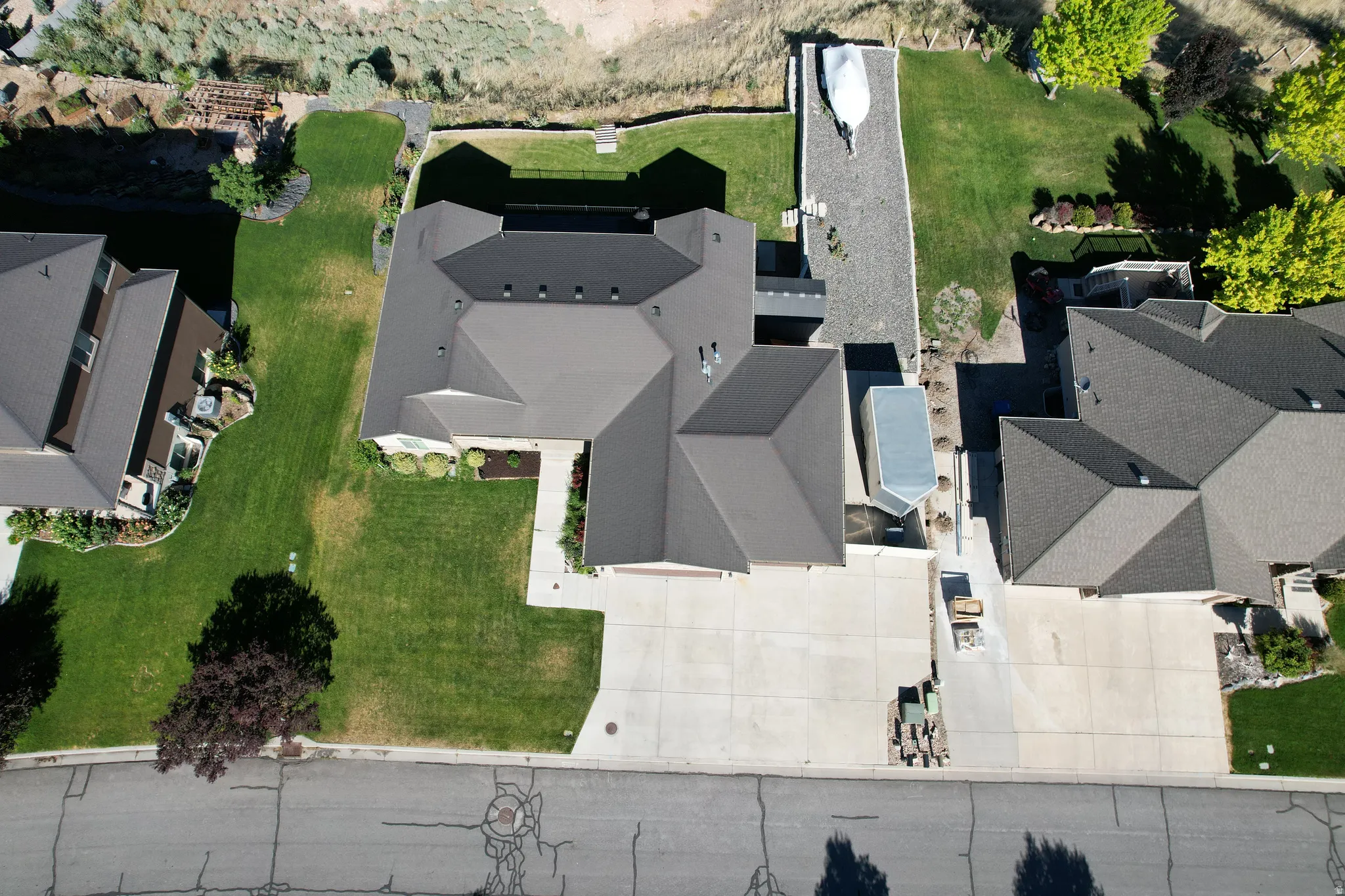 Arial of lot