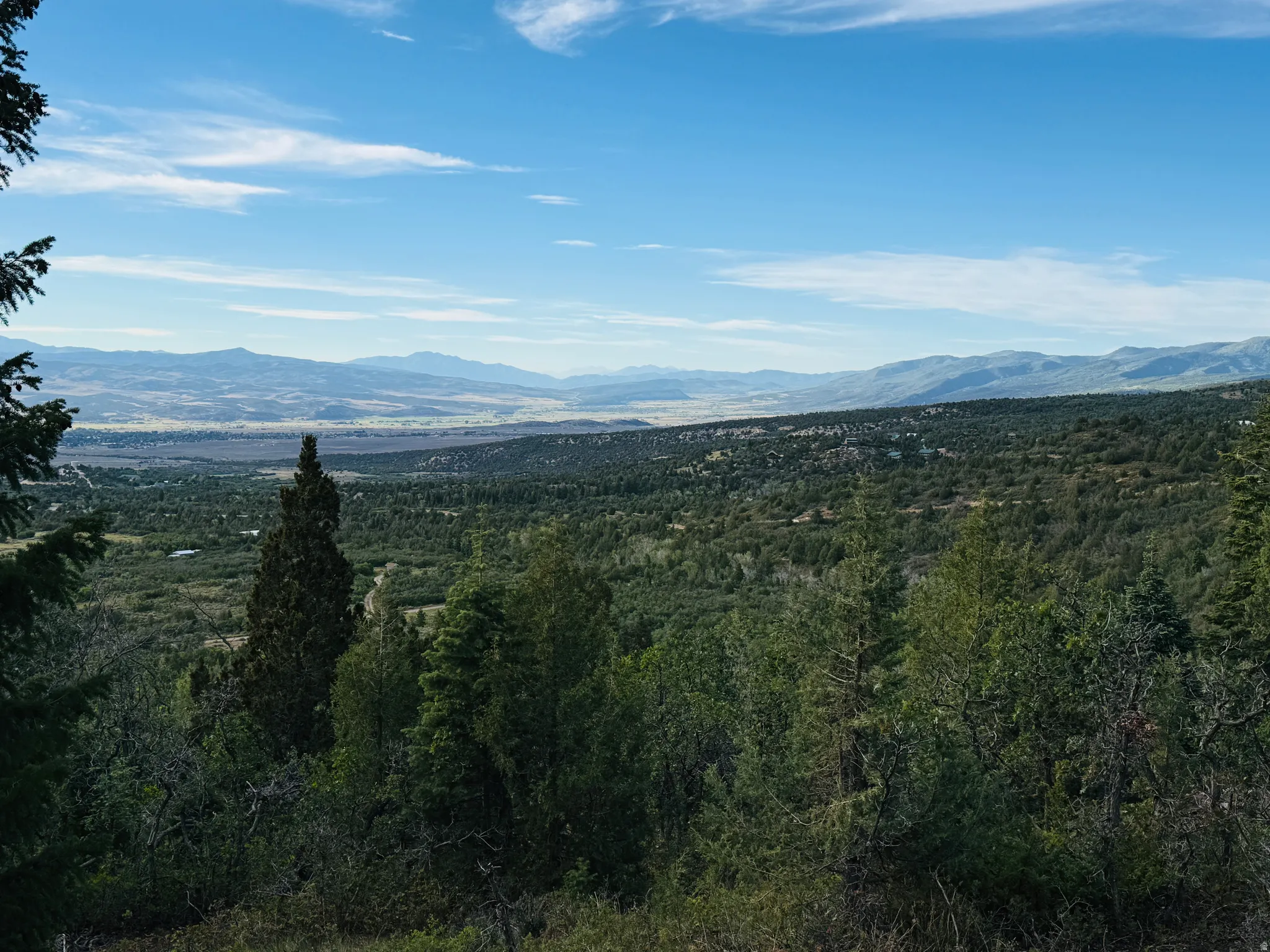 View from property facing northwest