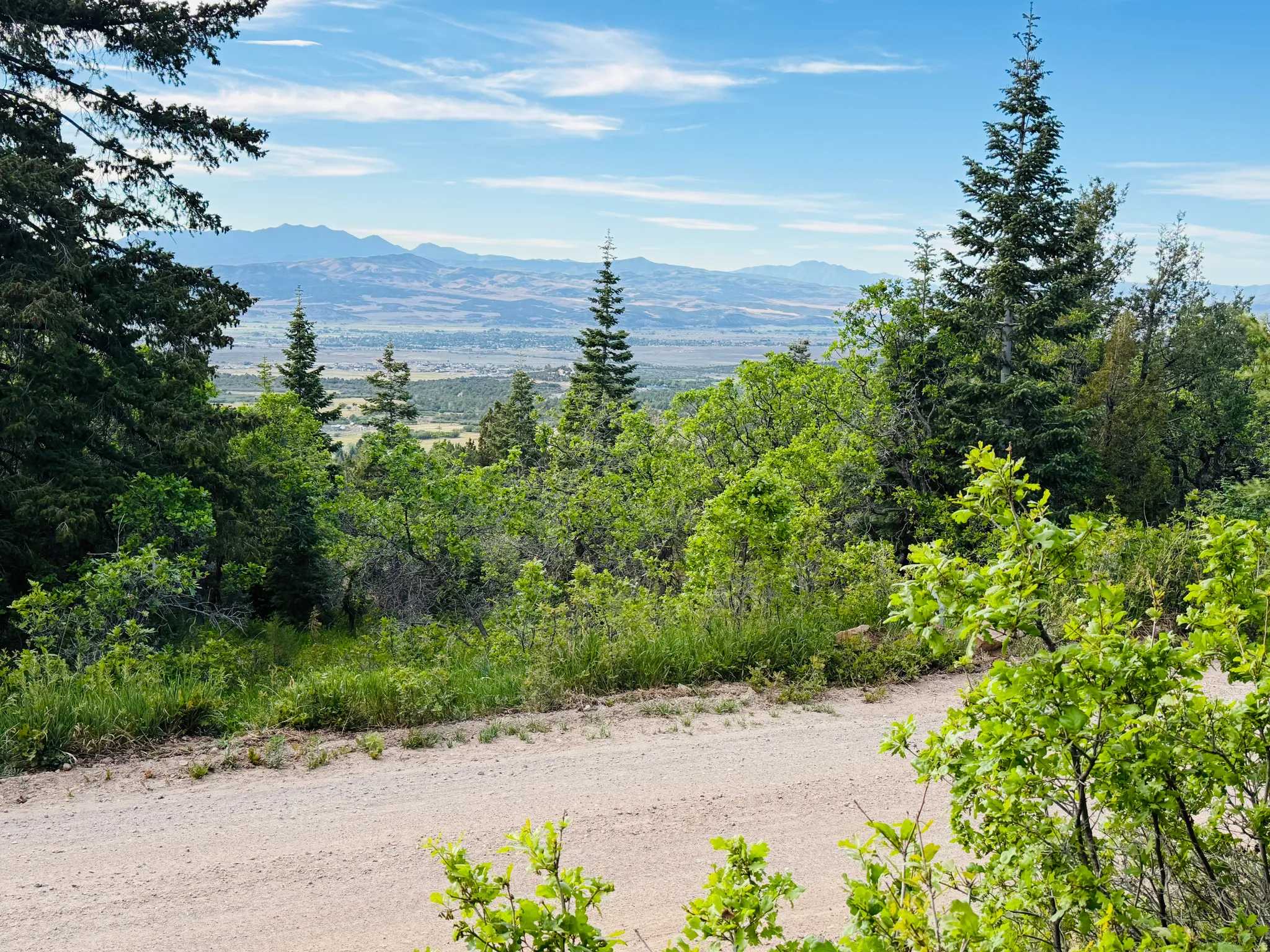 View from property looking west