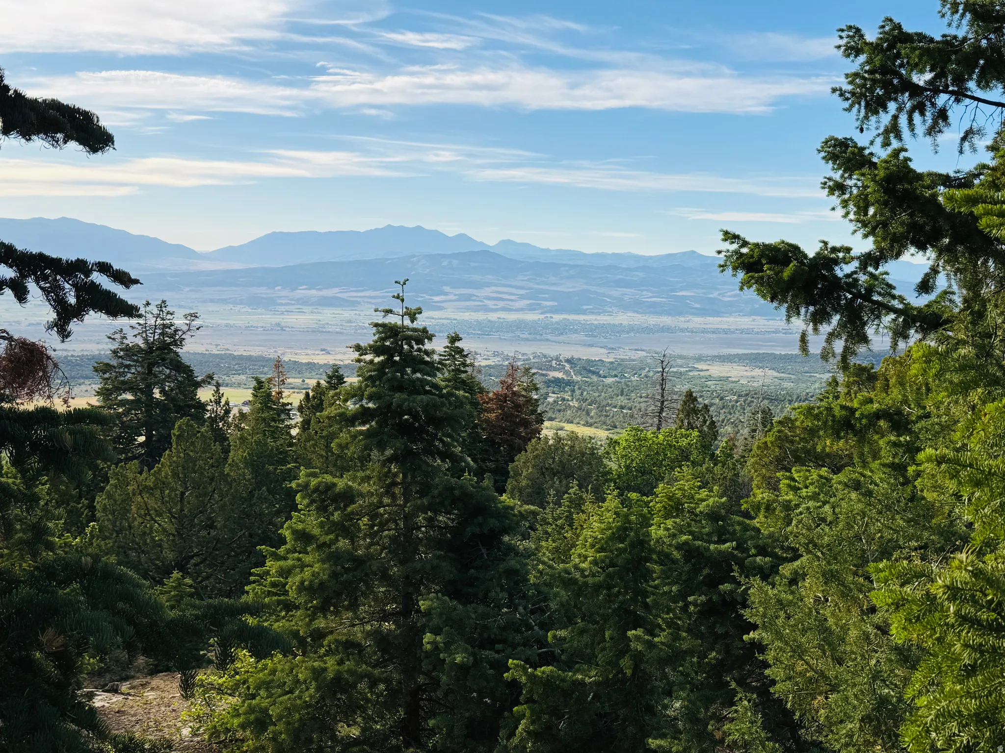 On the property facing west