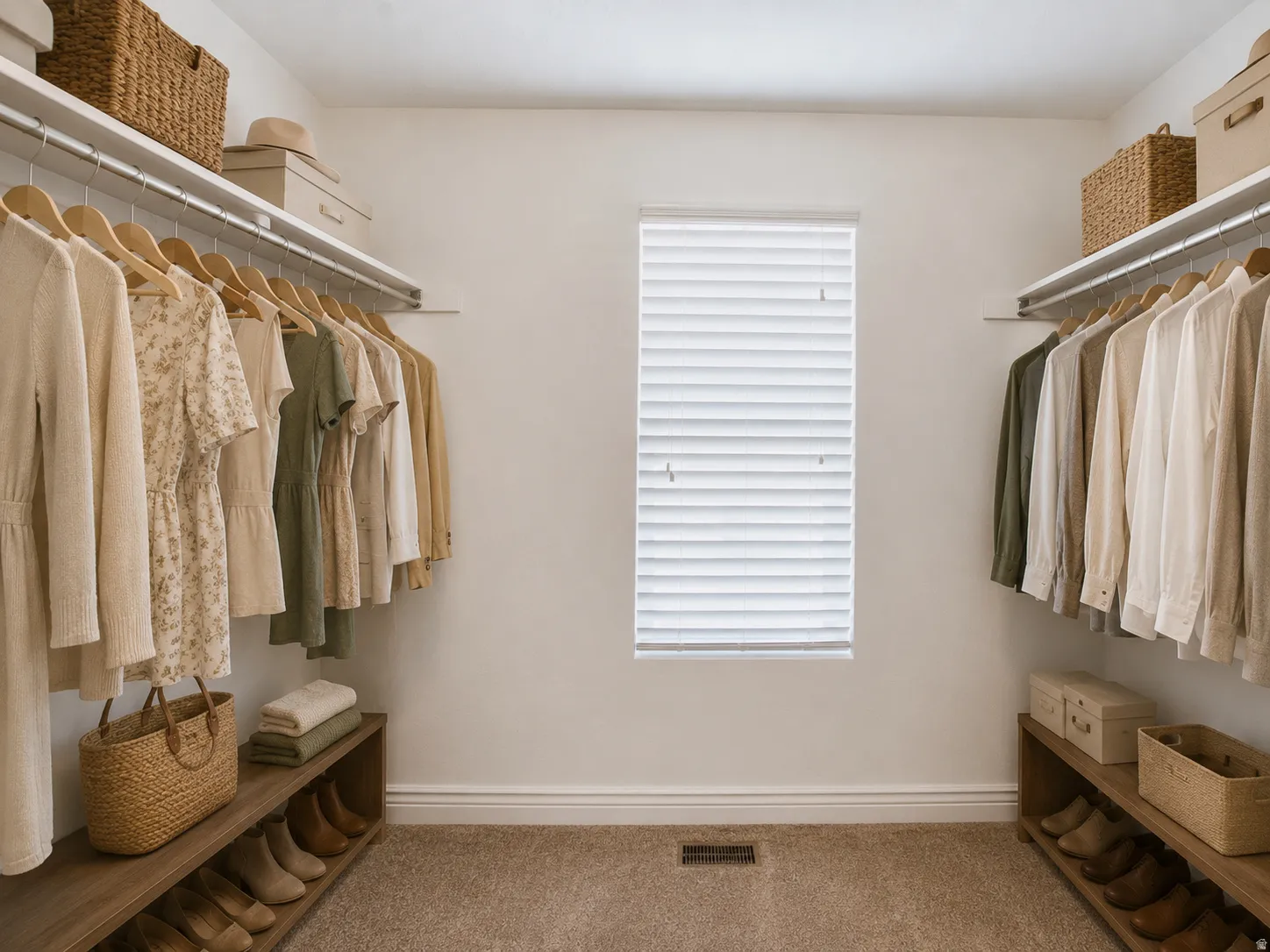 PRIMARY BEDROOM CLOSET VIRTUALLY STAGED