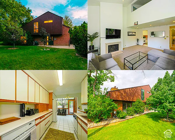 Property Listing. Exterior and interior perspectives of the property