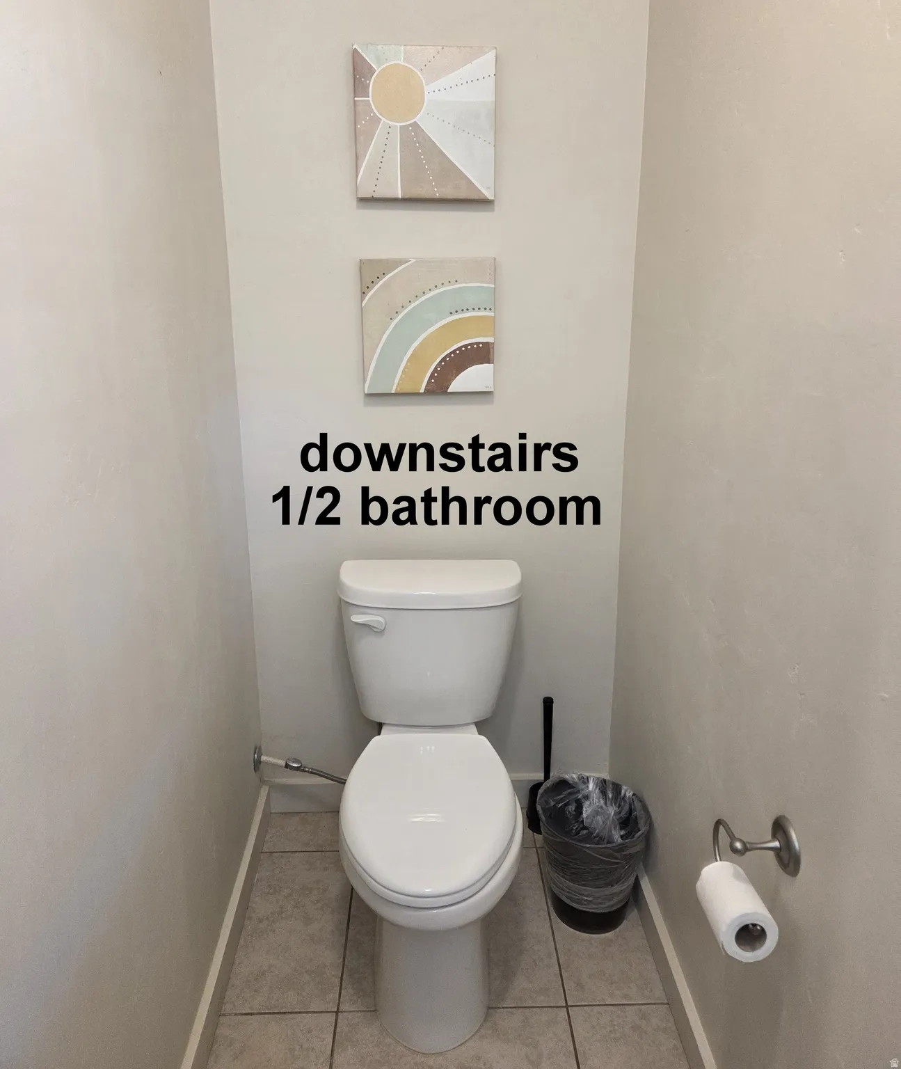 1st floor 1/2 bathroom.