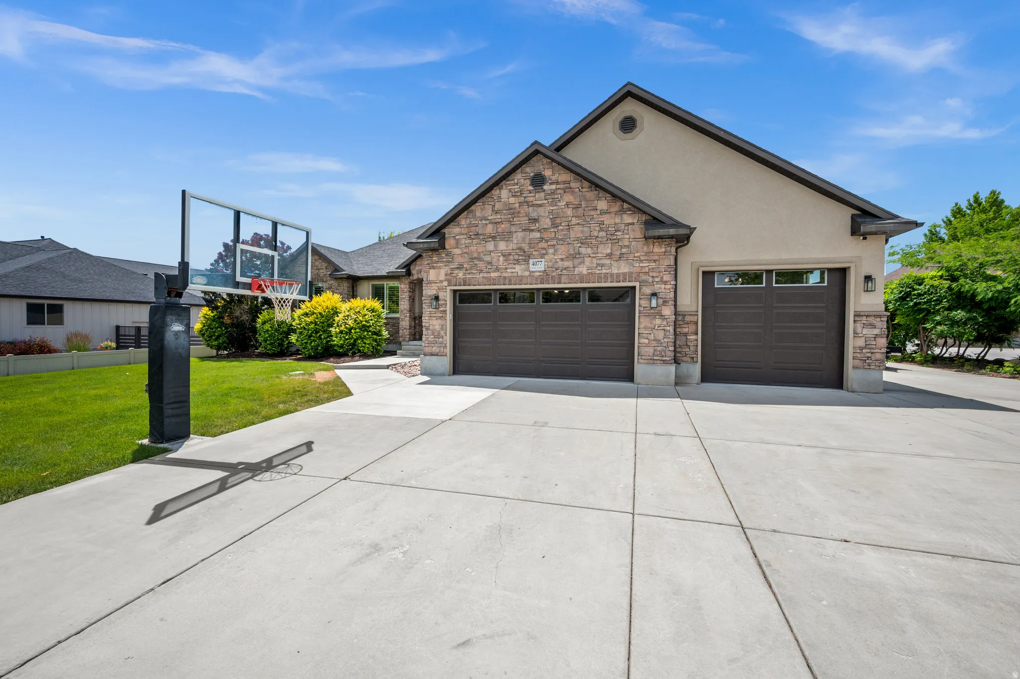 A home is more than four walls—it's the memories made outside, too. This space is ready for countless hours of fun and connection.