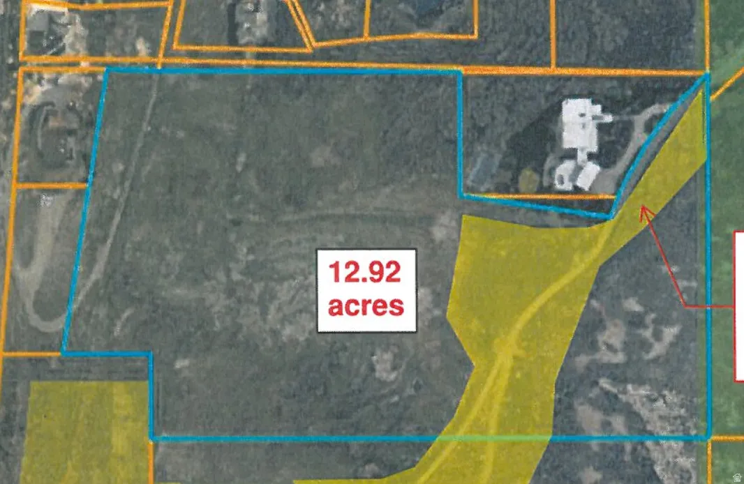 Property Survey. Illustrating property boundaries and acreage