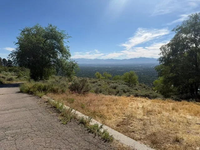 Expansive lot presenting a panoramic mountain and valley backdrop