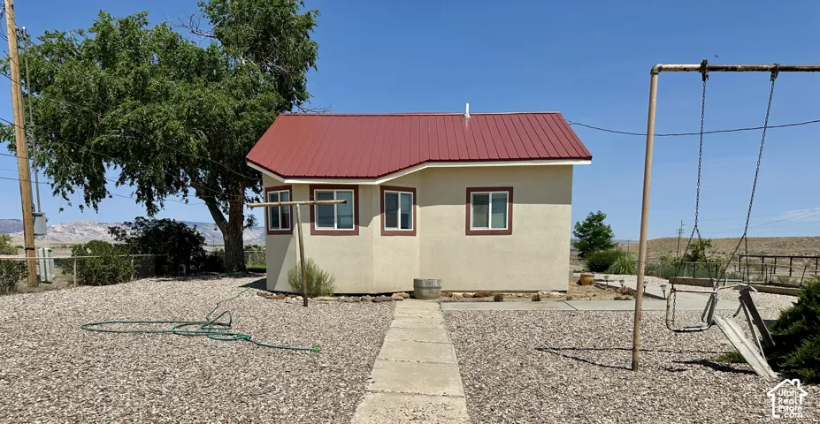 Rear of home