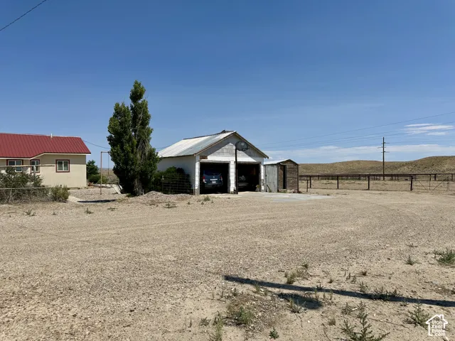Two-car detached garage