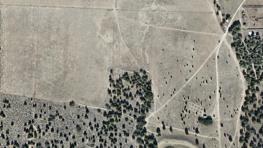 Aerial Survey. Presenting an overhead perspective of the property and its surrounding terrain