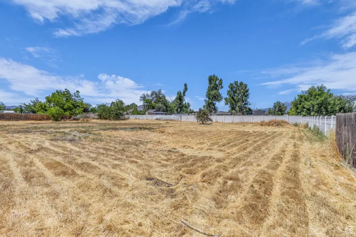 Expansive lot featuring a large, level land area