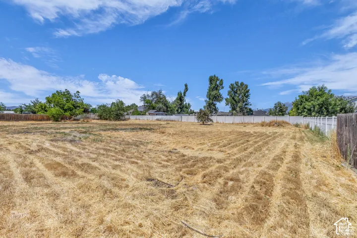Expansive lot featuring a large, level land area