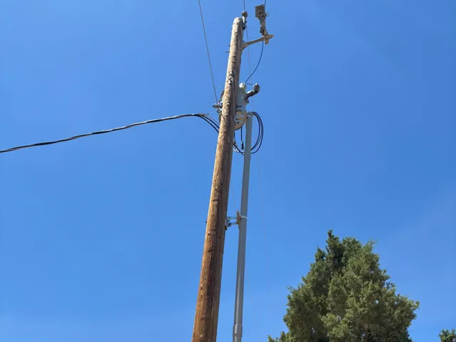 Power line at the property line for lot 208. Buy both lots and no need to worry about adding electrical lines onto lot 208.