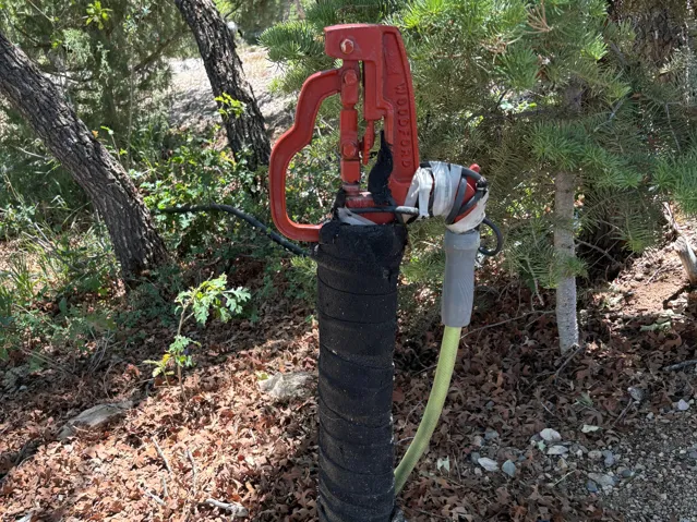 Water spigot on Lot 209