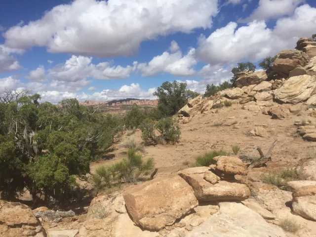 View of mountain backdrop