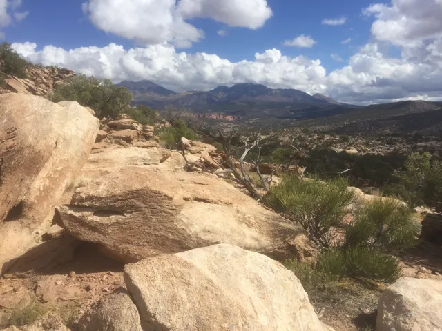 View of mountain backdrop