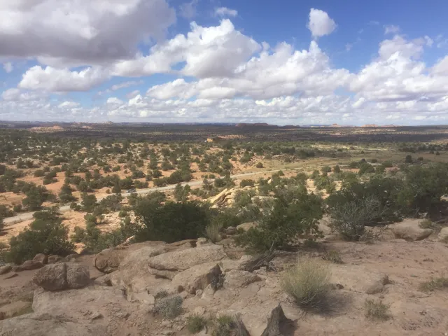 View of nature featuring a desert landscape and rural landscape