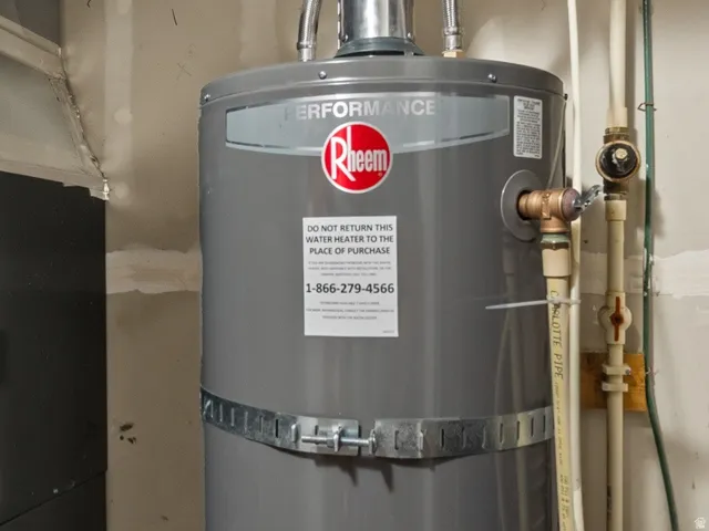 Water heater installed 4/26
