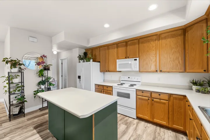 functional kitchen with lots of cabinetry and prep space