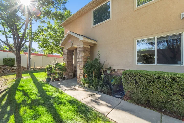 Corner Unit Location with Mature landscaping